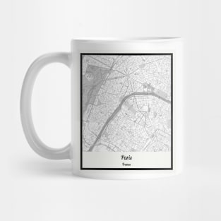 Map of Paris - France Mug